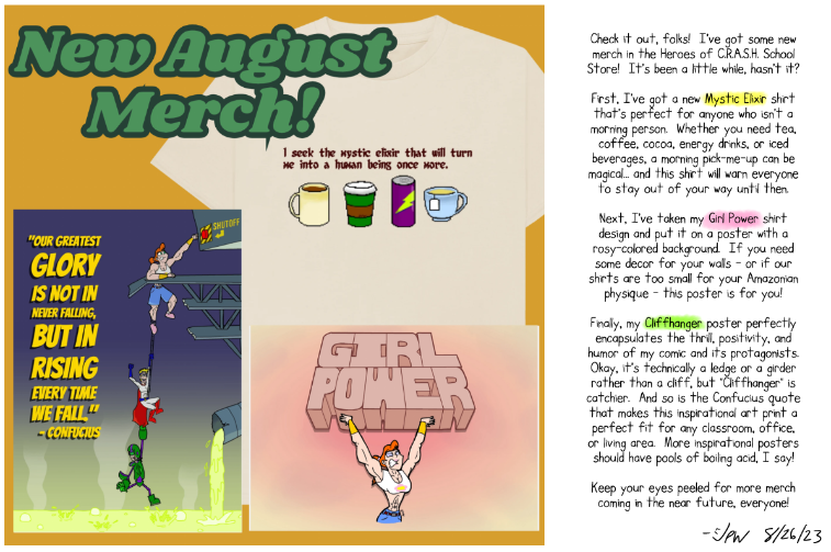 August 2023 Merch Filler
