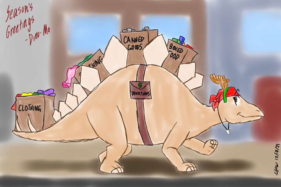Dec 21 Filler - Dino-Mo Donations