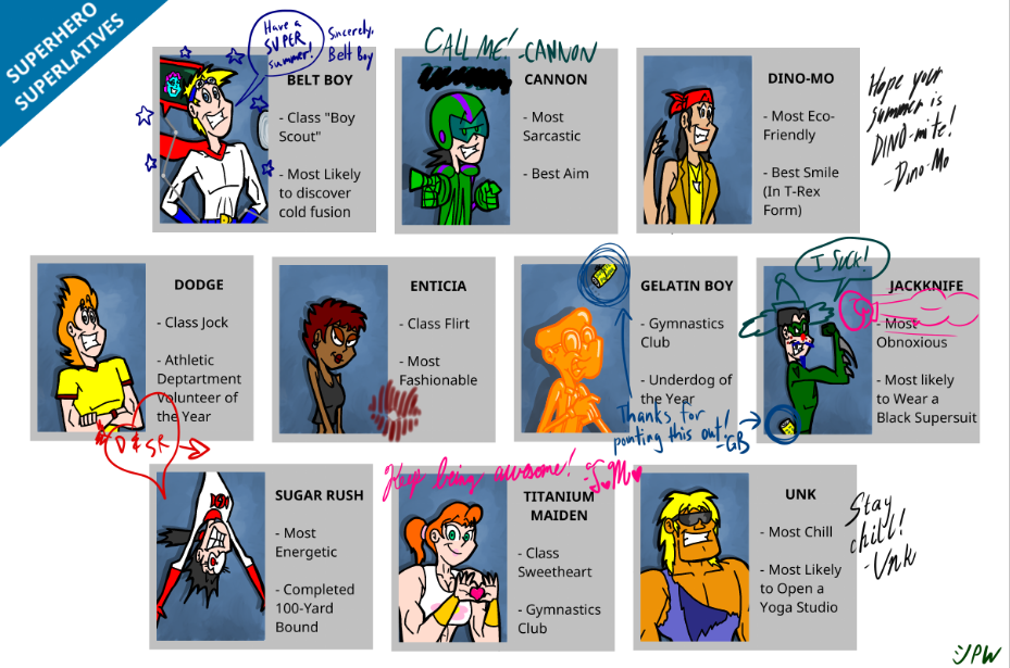 Superhero Superlatives Preview